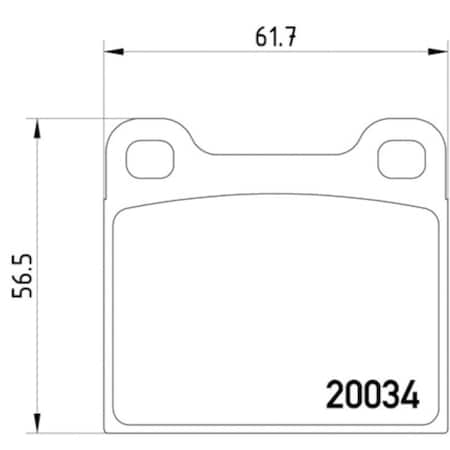 Pagid Brakes Disc Brake Pad, 355007021 355007021